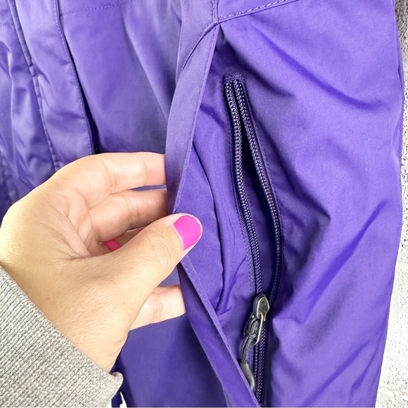 LL Bean Women's Size Small Winter Warmer Insulated Coat Hooded Mid-Length Purple - Picture 4 of 11
